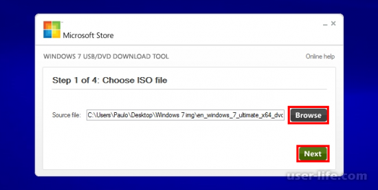 Windows USB DVD Download Tool      