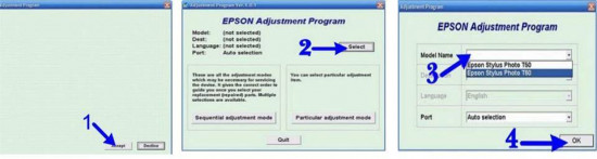 EPSON Adjustment Program      