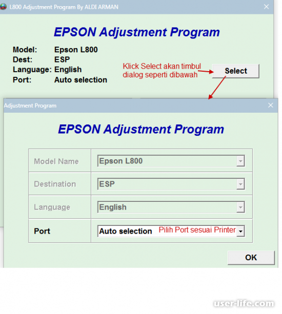 EPSON Adjustment Program      