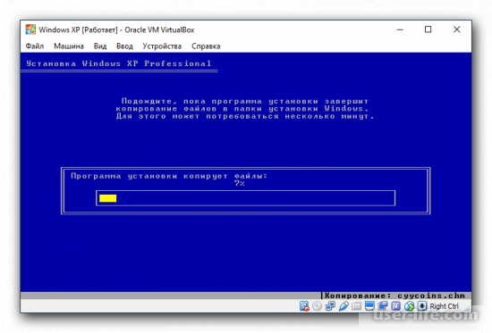   Windows XP  VirtualBox