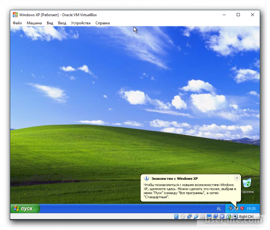   Windows XP  VirtualBox