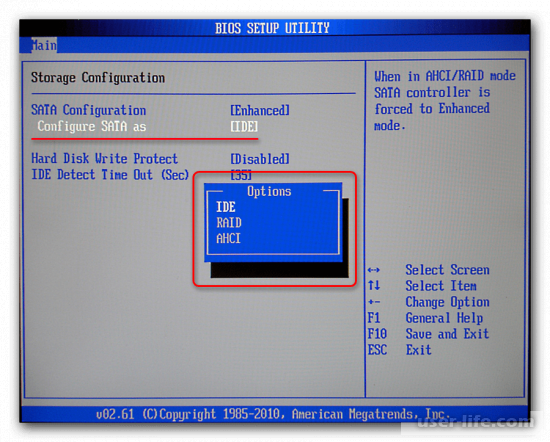   SATA Mode  BIOS