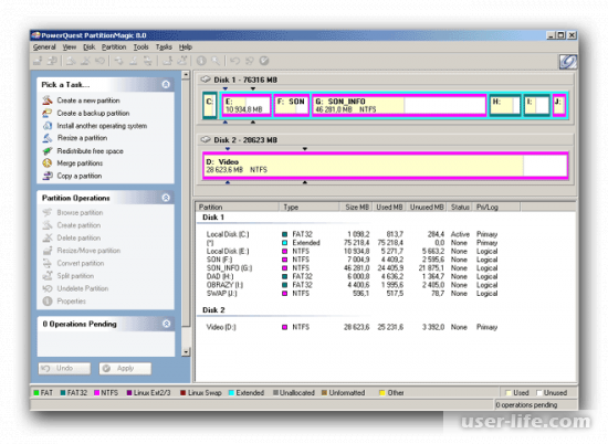 Partition Magic        Windows