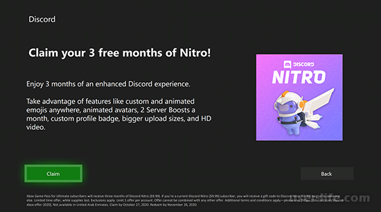   Discord Nitro  Xbox game pass