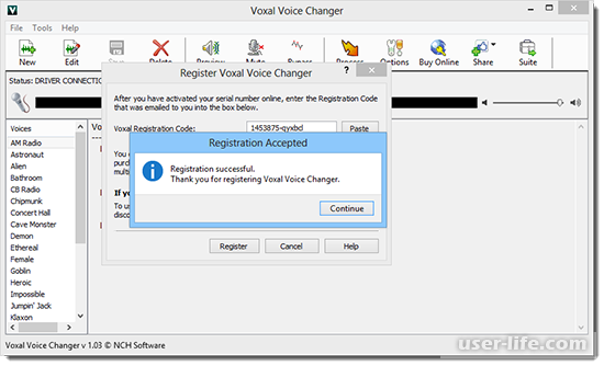    Changer Voice Voxal