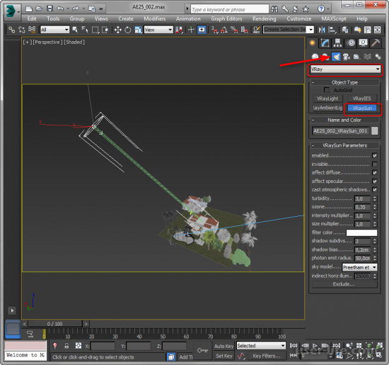      V-Ray  3ds Max